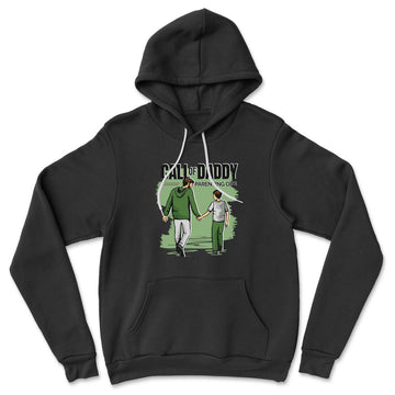 Call Of Daddy Hoodie in Black color